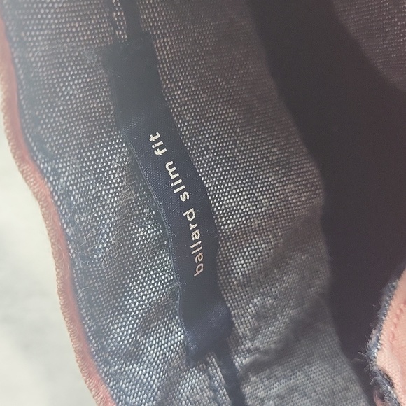 1901 Nordstrom Chino Ballard slim fit pink mens shorts - Picture 7 of 12